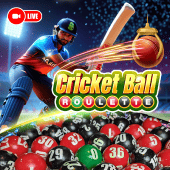 Lucky Play Casino live game Cricket Ball Roulette